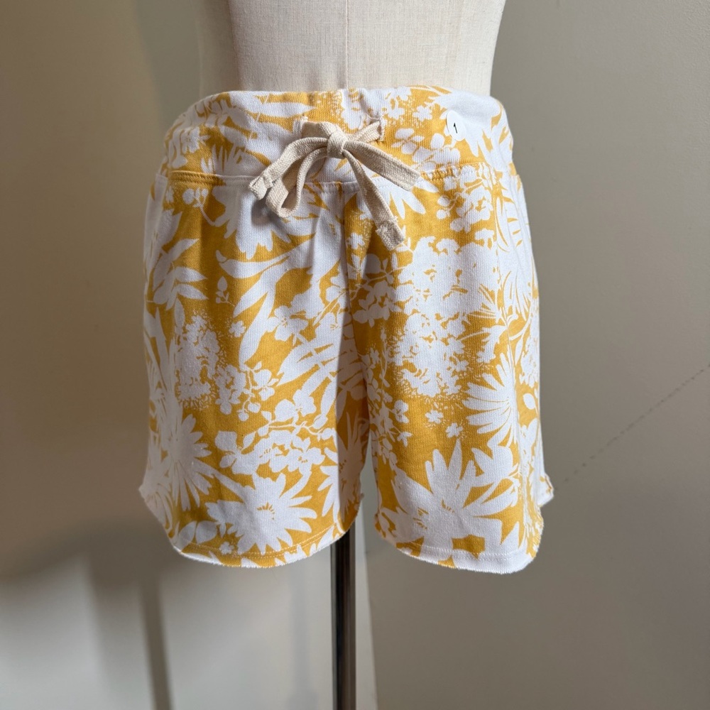 Sundry Anthro Women’s Woven - SZ S - Tropical Floral Knit Casual Cut-Off Shorts